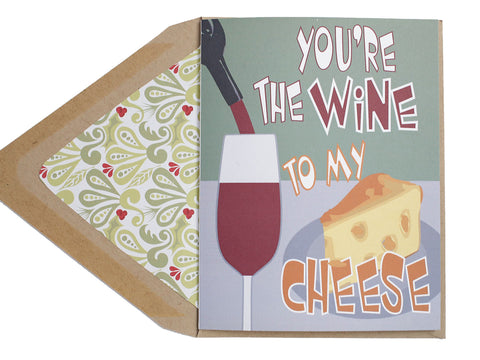 Wine & Cheese Card