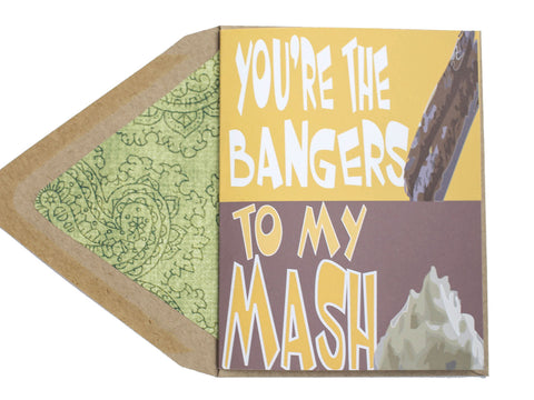Bangers & Mash Card