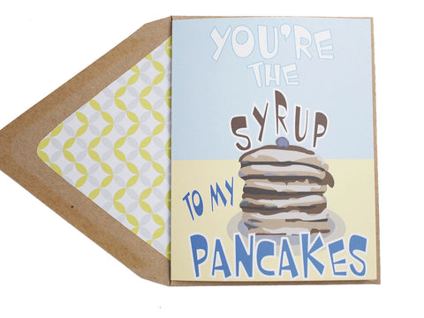 Syrup & Pancakes Card