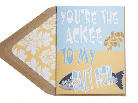 Ackee & Saltfish Card