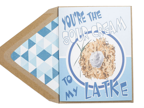 Sour Cream & Latke Card