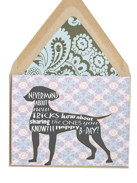 New Tricks Birthday Card