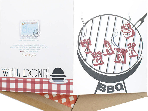BBQ Thanks Card