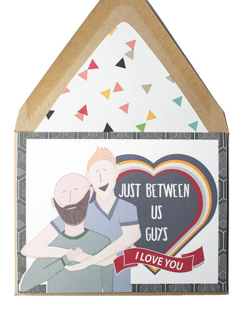 Just Between Us Guys Card