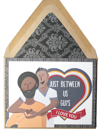 Just Between Us Guys Card