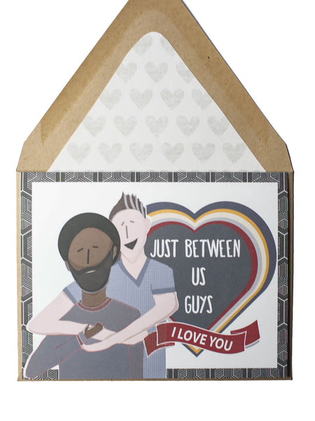 Just Between Us Guys Card