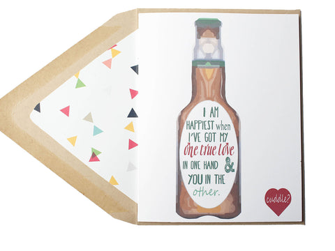 One True Love Gay Card