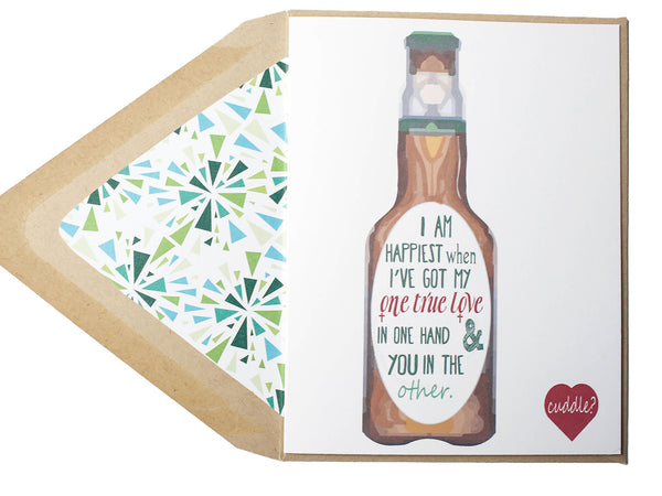 One True Love Lesbian Card