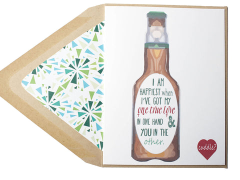 One True Love Lesbian Card