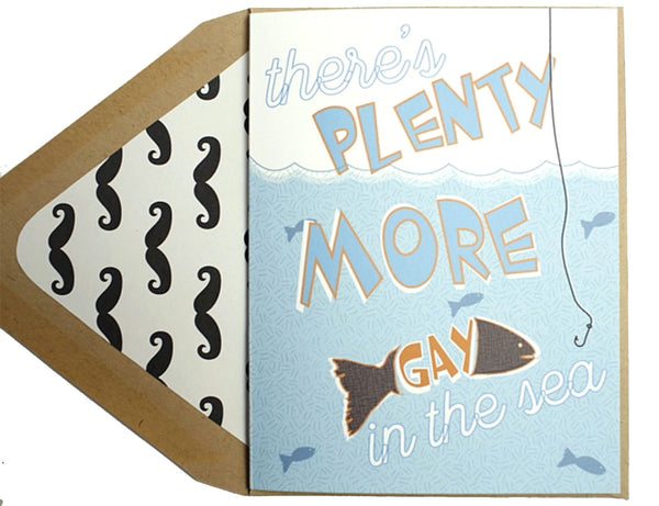 Gay In The Sea Card