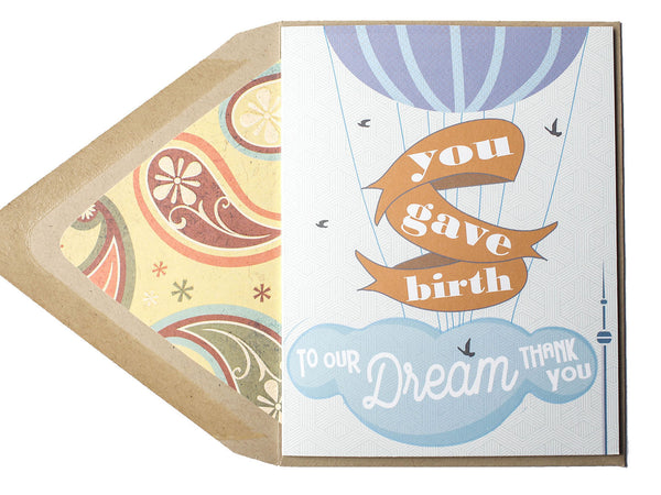 Birth To Our Dream Card