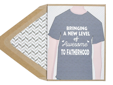 Awesome Fatherhood Card