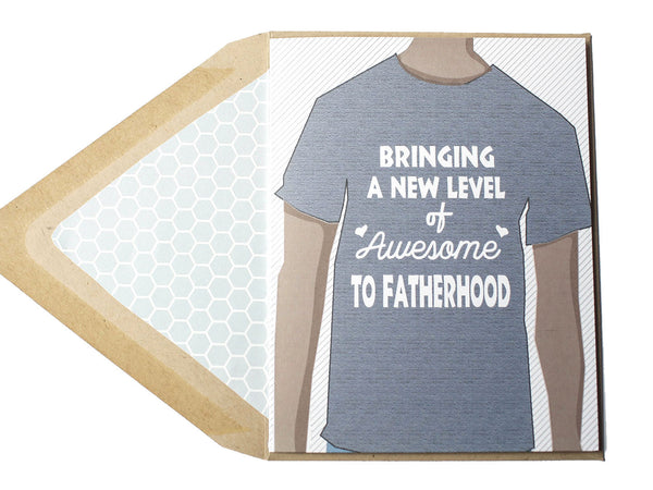 Awesome Fatherhood Card