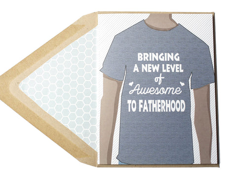 Awesome Fatherhood Card