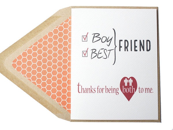 Best/Boyfriend Card