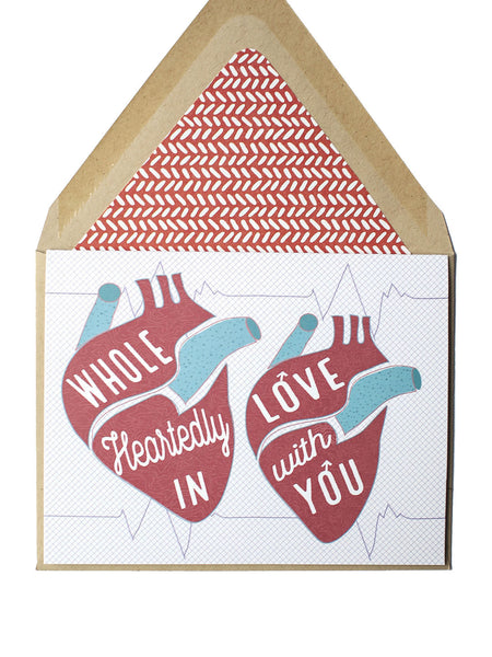 Whole Heartedly Card