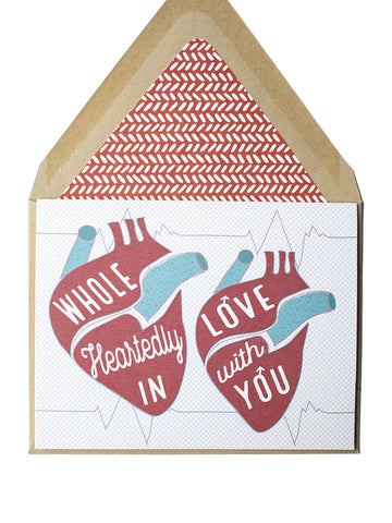 Whole Heartedly Card