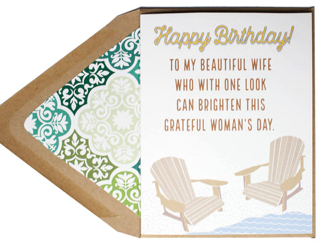 Grateful Woman Card