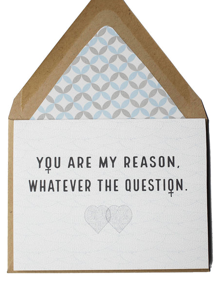 You Are My Reason Card