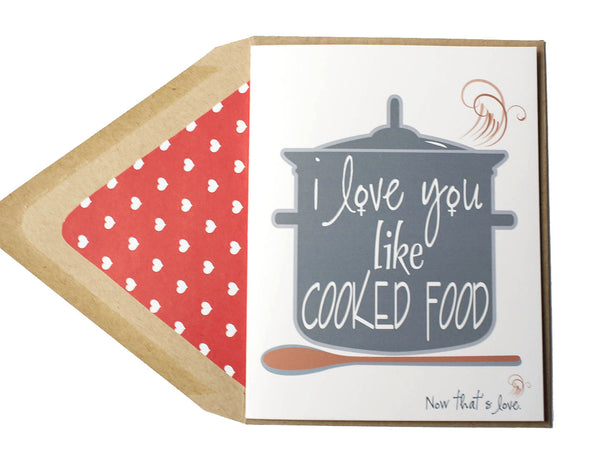 Cooked Food Lesbian Card