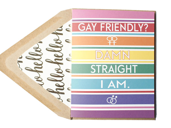 Gay Friendly Card