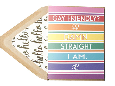 Gay Friendly Card
