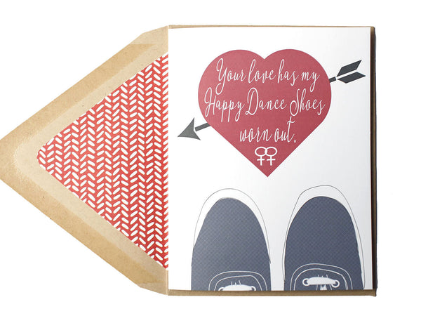 Happy Dance Shoes Card