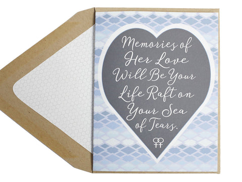 Memories Of Her Love Sympathy Card
