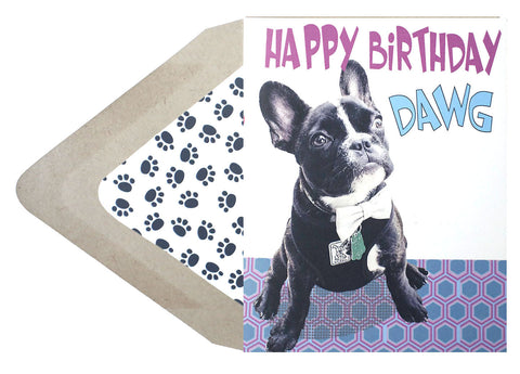 Dawg Birthday Card - Dog Series