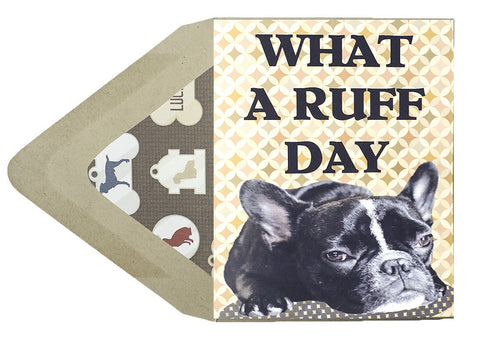 Ruff Day : Thinking of You Card - Dog Series