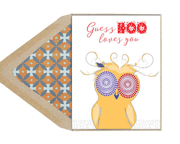 Hoo Loves You Card