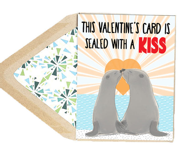 Sealed With A Kiss Card