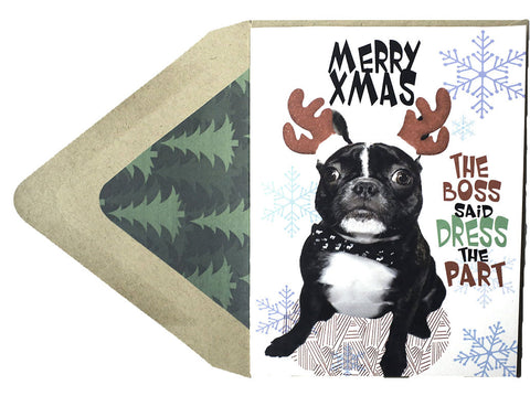 Dress The Part : Christmas Card - Dog Series