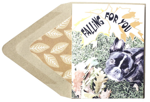 Falling For You: Love Card - Dog Series