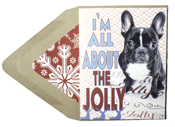 All About the Jolly : Christmas Card - Dog Series
