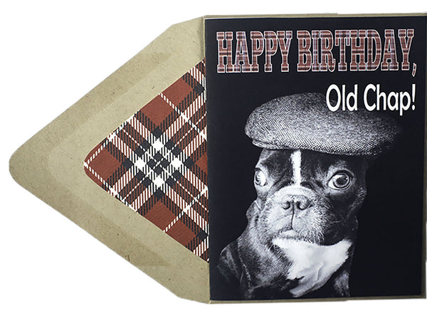 Happy Birthday Old Chap Card