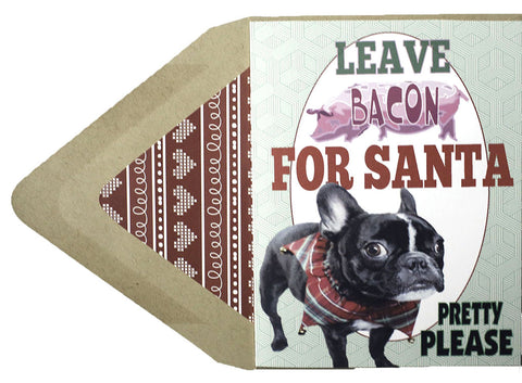 Leave Bacon : Christmas Card - Dog Series