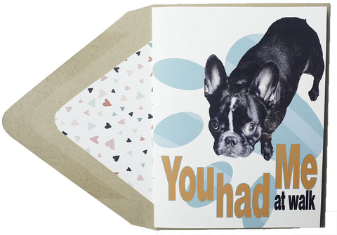 Walkies: Thinking of You Card - Dog Series