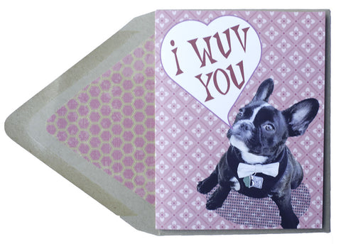 I Wuv You Card